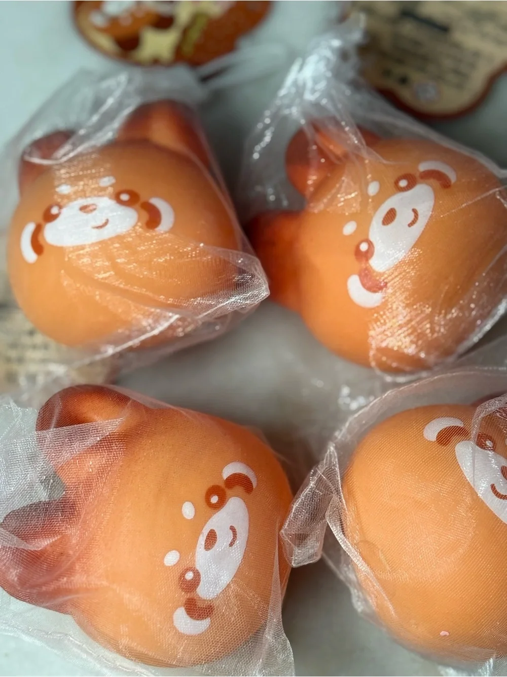 Bundle of 4 authentic red panda squishy. Brand new.